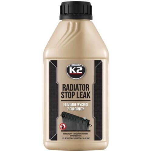 K2 Radiátor Stop Leak, 400 ml-es üveg, radiátor tömítő, autójavítás - Kenőanyag