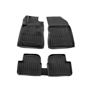 Citroen C3 III (2016-) Auto Fußmatten, schwarzer Gummitrog-Satz - Auto-Matten