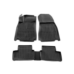 Mercedes A Class W177 2018- Fußmatten, schwarzer Gummitrog-Typ - Auto-Matten