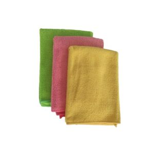 Set mit 3 Mega Drive Mikrofasertüchern, 40x40 cm, 220 GSM, verschiedene Farben - Mikrofasertücher