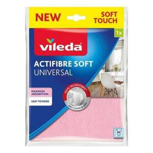 Vileda Actifibre Miękka uniwersalna ściereczka do czyszczenia, różowa, 1 opakowanie