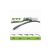 Valeo First Multiconnection Flat univerzális szélvédőtörlő lapát 450mm, a csomagolásban látható a törlőlapát és a különböző autókhoz illeszkedő adapterek