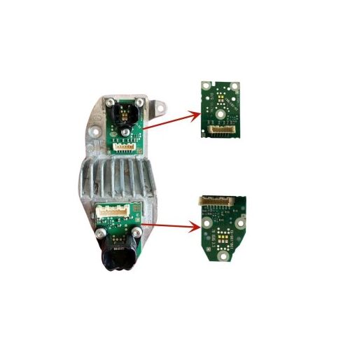 Lokalizacja zestawu naprawczego DRL reflektora Skoda Superb 3, rozmieszczenie płytki obwodu
