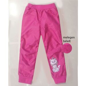 DISNEY Marie magenta ocieplane wodoodporne spodnie dla dziewczynek, rozmiar 3-4 lata - Spodnie dziecięce