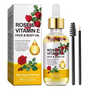 Rózsaolaj és E-vitamin, 100%-ban természetes NOVA KISS® bőrre és testre, hegesedésgátló, öregedésgátló, 60 ml 115354672 - Bőrápolás