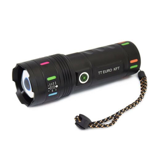 TT EURO KFT Nagy fényerejű többfunkciós zseblámpa és PowerBank