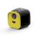 MI Android Smart Projector ZMR-OT-12, yellow and black, angled view