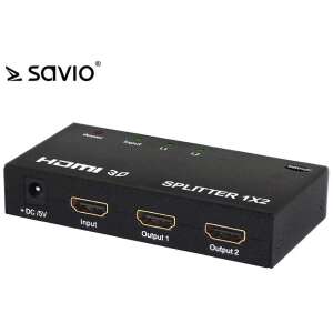 Savio CL-42 HDMI Splitter Full HD fekete audio-video elosztó 56010105 