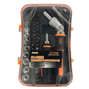 JIN FENG 61 Részes Racsnis Csavarhúzó Készlet (JF-90888)