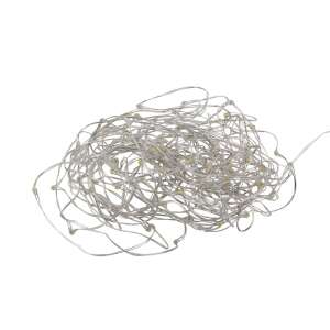 TWINE LIGHTS LED égősor, 100 meleg fehér fény, ezüst vezeték, USB-vel működik - Nonbrand Fényfüzér