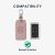 Husa Cheie Auto pentru Renault / Dacia - 4 Butoane - Keyless Go, kwmobile, Piele ecologica, Roz, 44637.03 115426605