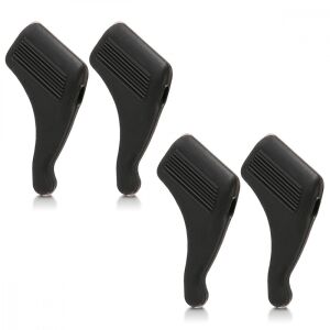 Set 4 Terminale anti-alunecare pentru ochelari, Kwmobile, Negru, Silicon, 45481.01 115426610 - Мода и обличане