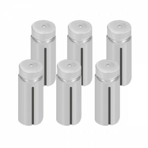 6 db-os repülésvédő készlet dartshoz, Kwmobile, ezüst, fém, 48140.35 115426620 - Darts kiegészítő