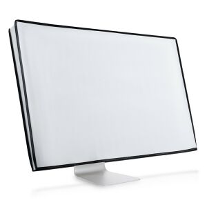 Borító 24-26 hüvelykes monitorhoz, Kwmobile, fehér, textil, 42629.02 115426643 - Monitorszűrő