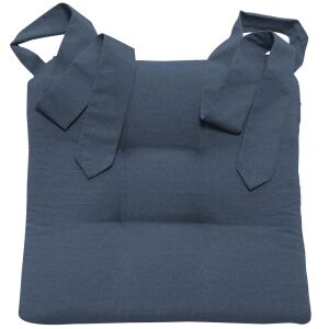 Kék székpárna kötésekkel, Homelevel - Székpárna