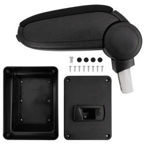 vidaXL autó karfa fekete 17x40x(31-49) cm ABS 115437154 - Autós könyöklő