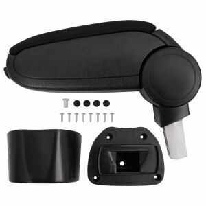 vidaXL autó karfatartó fekete 14,5x31,5x(30-48) cm ABS 115437189 - Autós könyöklő