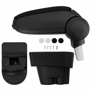 vidaXL Autós kartámasz fekete 12x36x(33,5-48) cm ABS 115437246 - Autós könyöklő