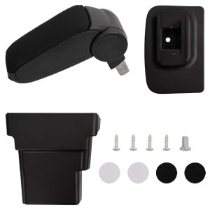 vidaXL autó karfa fekete 17x32x(37-53) cm ABS 115437363 - Autós könyöklő