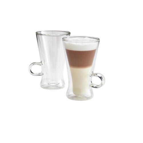 Judge Latte Macchiato Glas Set, 2 Stück, doppelwandig, 320 ml, klar