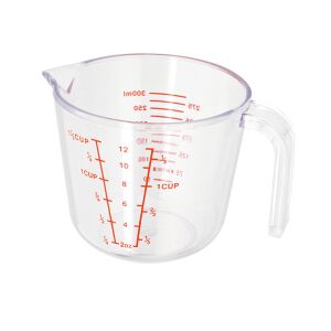 Cana gradata Judge Kitchen, plastic, 300 ml, transparent/rosu 115446368 - Ulcioare