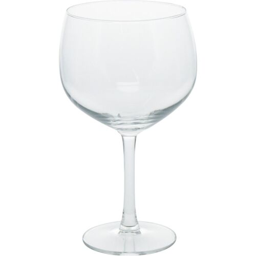 Koopman 650ml-es gin pohár, átlátszó üveg, magas szár, kerek tál - Excellent Houseware