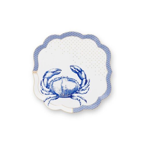 Porzellantablett, 24 x 24 cm, Pip Studio, 24 x 24 cm, Royal White-Kollektion 115446462