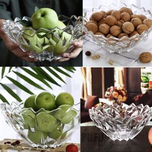 Pufo Brilliant üveg gyümölcstál süteményekhez, tortákhoz, gyümölcsökhöz, előételekhez, 24 cm 115446698 - Kínáló tál