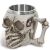 Pufo Skull Don't Speak fém söröskorsó koponya formájú, 380 ml 115446693