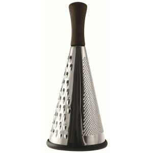 Legnoart Emilia Răzătoare Manuală cu 3 Lame, Mânere Detașabile, Lemn de Frasin, Oțel Inoxidabil, Maro - Răzători