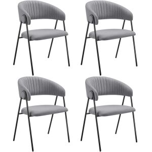 Kreslo Bedano, tapicerowane, tkanina, 150 kg 130252653 - Krzesło do jadalni