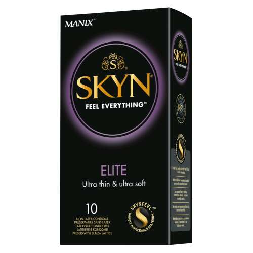 Manix SKYN Elite Ultra vékony és ultra puha óvszerek, 10 darabos csomag