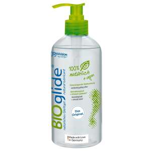 BIOglide Original natürliches Gleitgel, 500ml, 100% natürlich, vegan, dermatologisch getestet, hergestellt in Deutschland - JoyDivision