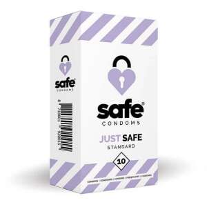 SAFE Just Safe Standard Condoms, 10 count, vanilla scented - Condom