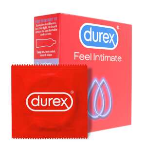 Durex Feel Intimate óvszer, vékony, extra síkosítóval, könnyen felhelyezhető, sima forma - Durex Óvszer