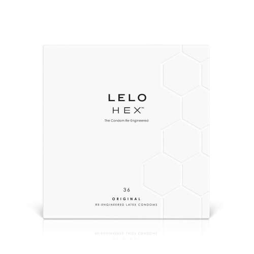 LELO HEX Original Kondome, 36er Pack, neuentwickelte Latex Kondome