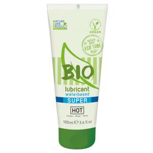 HOT Bio Super Gleitmittel, Wasserbasiert, 100ml, Vegan, Natürliche Inhaltsstoffe - Gleitmittel für den Intimbereich