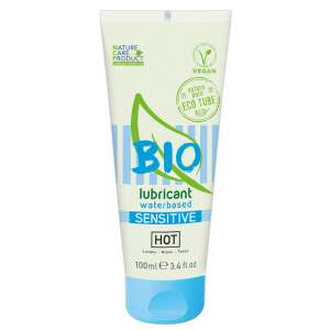 Lubrifiant pe bază de apă HOT Bio Sensitive, 100ml, Vegan, Ingrediente naturale - Lubrifiant intim