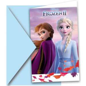 Disney Frozen II party invitation card with Elsa and Anna - Greeting Card, Invitation
