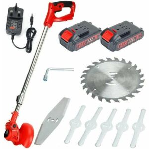 Mașină de tuns iarba electrică Kiyoshi cu baterie dublă 24V 4800maH 146116342 - Mașină de tuns iarba și accesorii pentru margini