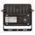 EMOS Ilio LED floodlight, back view, technical details, IP65, RoHS, CE