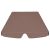 vidaXL barna csere ponyva kerti hintaágyhoz 150/130 x 105/70 cm 115635333