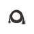 20-метров черен гумен удължителен кабел с един контакт