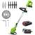 Electric Grass Trimmer with Dual Battery 450W 24V 2000mAh 65547020