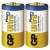 GP Ultra Plus C Size Alkaline Batteries, 2-Pack