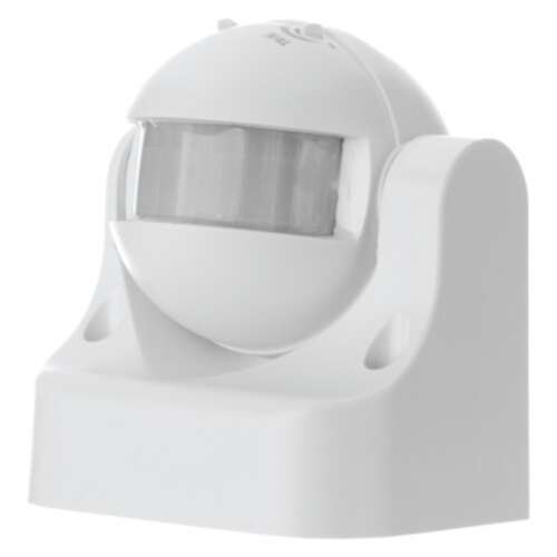 EMOS PIR motion sensor, white, IP44, 12m detection range, 180° detection angle