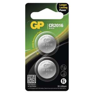 GP CR2016 Lithium Battery 2 Pack, Longer Lasting Power - Batteries & Accumulator