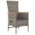 vidaXL 11 részes szürke polyrattan kerti ülőgarnitúra párnákkal 115726604