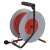 EMOS 25 meter cable reel with 4 sockets, red cable, grey housing
