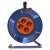 EMOS 25 meter cable reel with 4 sockets, orange cable, blue housing